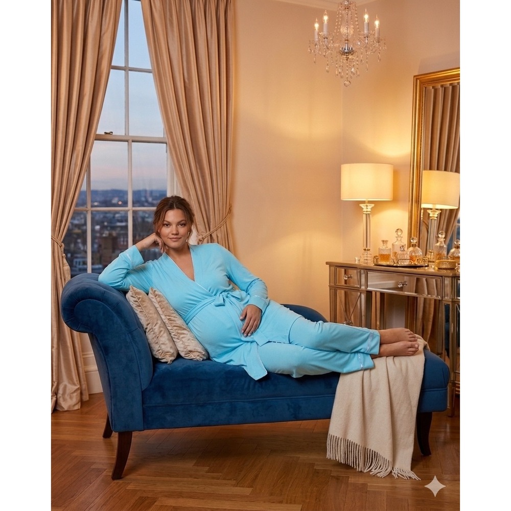 CosaBella Luxe Maternity‎ 3-Piece Lounge Set Ultra Soft Modal Cotton  Chic